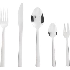 BELIANI PENNE - Bestekset 60-delig - Zilver - RVS