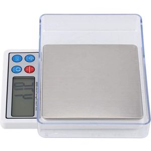 Mini-digitale weegschaal - 2 kg/01 g zakweegschaal voor keuken - draagbaar en nauwkeurig .
