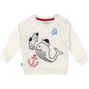 Frogs & Dogs - Jongens sweater - Offwhite - Maat 62