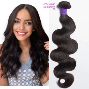 Frazimashop -Indiaan Remy weave - 20 inch golf extensions - 100% human hair- 1 stuk bundel