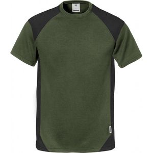 Fristads T-Shirt 7046 Thv - Legergroen/zwart - XL