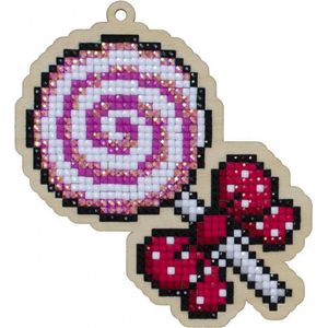 DIY-KIT Wizardi Diamond Painting Charm - Lollie WW166 - 10.1x11.0 cm