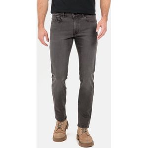 camel active Slim Fit 5-Pocket Jeans - Maat menswear-33/36 - Donkerbruin