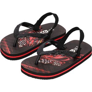 XQ footwear - teenslippers - slippers jongens - racewagen - maat 23/24