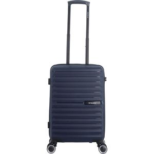 Saxoline - Fiesta | Handbagage / Harde Koffer / Reiskoffer - 33L - Small - Marine Blauw - Marineblauw