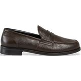 Semicouture - Y5WZ35 - Leren Loafers - Bruin - Plat - Casual