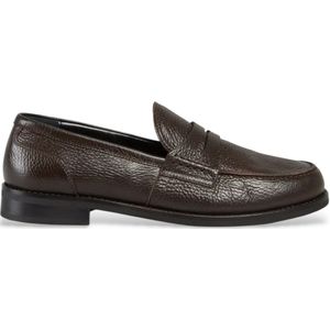 Semicouture - Y5WZ35 - Leren Loafers - Bruin - Plat - Casual
