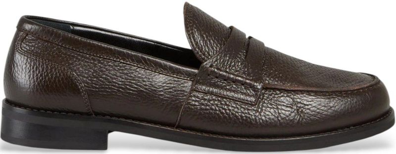 Semicouture - Y5WZ35 - Leren Loafers - Bruin - Plat - Casual