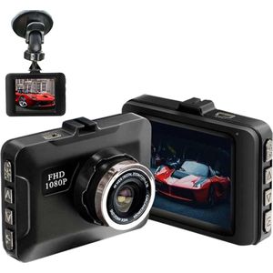 Dashcam - Beveiliging - Universele Pasvorm - Met Terugkijkfunctie - Beeldscherm - Auto Camera