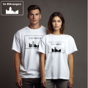 De Blikvangers - T-Shirt WIT - LOCHRISTI - UNISEX