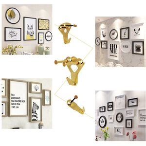 Ibenzoa® Complete Set van 130 Stuks Fotohangers voor Zware en Lichte Objecten met Spijkers