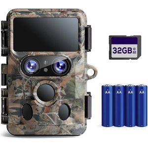 Wildcamera - Wildcamera voor Buiten - Wildcamera met Nachtzicht - Wild Camera - Buitencamera met Nachtzicht