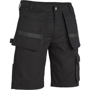 4WORK Murcia Multipocket Zwart Short Heren