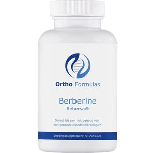 Berberine - 500 mg - 60 capsules - Rebersa - Sabinsa - normaal cholesterol - bloedsuiker - maagfunctie - vegan