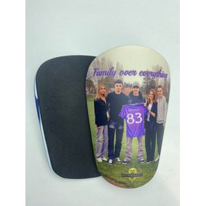 Gepersonaliseerde scheenlappen met foto - Inlumminatias scheenbeschermers - Tristan Degreef - RSCA - RSC Anderlecht