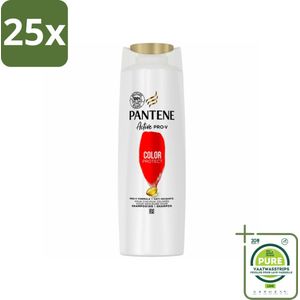25 x Pantene - Shampoo - Color Protect Volume - Kleurbehoud en Volume - Voor Gekleurd Haar - 225 ml - Grootverpakking - Haarverzorging - Gekleurd Haar - Shampoo - Volume Shampoo - Kleurbehoud Shampoo