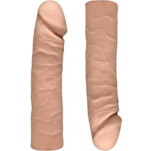 Doc Johnson Double D - Realistische Dubbele ULTRASKYN Dildo - 40 cm tan