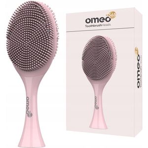 OMEO +365 Teeth&Face - Opzetborstel Gezichtsopzetstuk - Sonische tandenborstel - Facial reiniging - Roze - 360° rotatie
