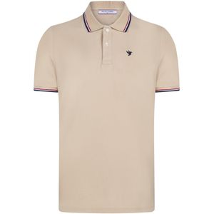 Felix Hardy - Polo Shirt - Katoen - Beige - Korte Mouw