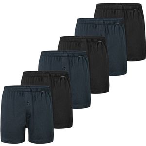 Schiesser Heren boxershort 6 pack Singel-Jersey