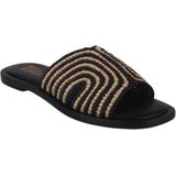 Bullboxer - 6rs0030703-2183 Slippers - Zwart - Textiel - Rubber