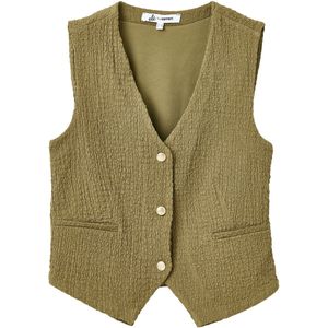 V-kraag Mouwloos Tanktop