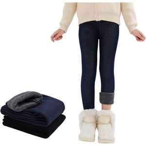 Thermoleggings voor meisjes - Warm Winterkleding Kinderen Gevoerde thermoleggings met fleece voor maximale warmte Hoge taille en lange broeken voor extra comfort Geschikt voor winterse temperaturen, maten 110-152, 5-13 jaar