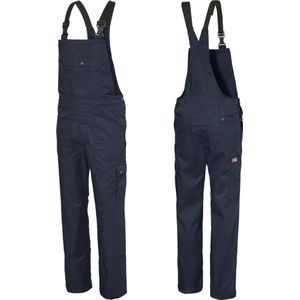 Ultimate Workwear - Amerikaanse Overall WANGEN (tuinbroek, BIB, bretelbroek) - polyester/katoen 245g/m2- Blauw (Marine/Navy)