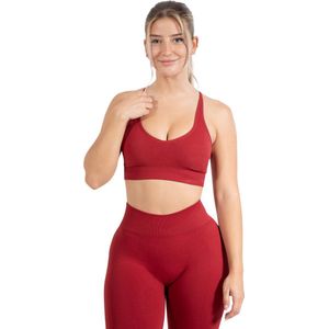 Smilodox Damessportbeha Cetrina Scrunch - Shaped Fit mouwloze top