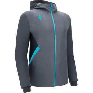 Macron - Victory Tiamat - Jas Met Kap - Antraciet / Neon Sky