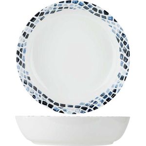 Cosy&Trendy Mosaic Blue Pastabord - 21,5 x 5,3 cm - Set-6