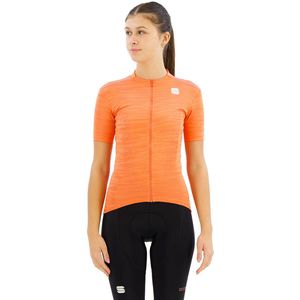 Sportful Supergiara Korte Mouw Wielertrui Oranje L Vrouw