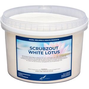 Scrubzout White Lotus 20 KG - Hydraterende Lichaamsscrub
