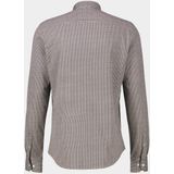 LERROS Overhemd  navy / cappuccino / wit