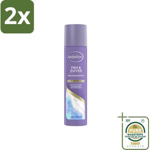 Andrélon Special - Fris & Zuiver - Droogshampoo - 245 ml - Voordeelverpakking - 2 stuks - Fris haar - Volume shampoo