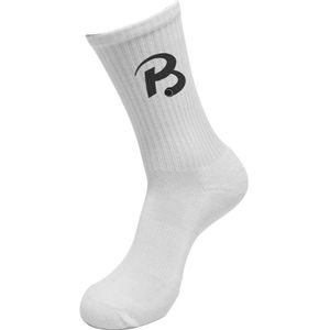 Badèl - Sport sokken - 3 Paar - Unisex - Wit- 39/42
