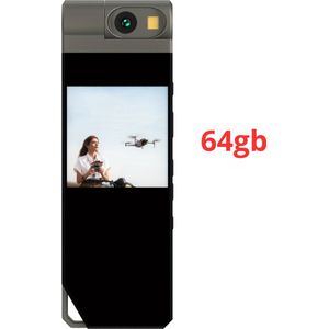 Livano Spy Camera - Bodycam - Politie - Chest Camera - Spy Cam - Verborgen Camera - Spionage Camera - Action Camera - HD + 64GB