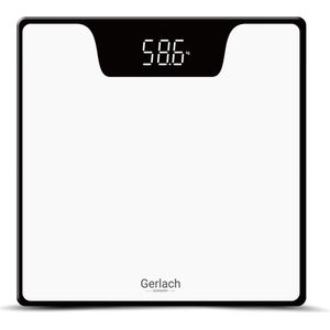 Personenweegschaal met LED-display - wit GL 8167w Gerlach