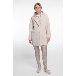 RINO & PELLE - Coat With Detachble Hood Collar - Pipa.7002521 - 10811 fog grey