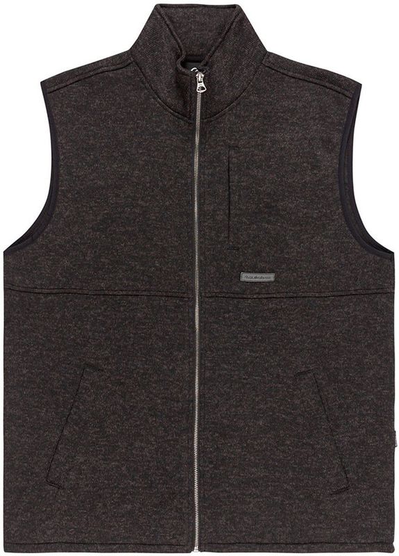 Quiksilver Keller Vest Fleece Trui, zwart, L