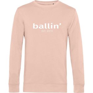 Ballin Est. 2013 - Heren Sweaters Basic Sweater - Roze - Maat XXL
