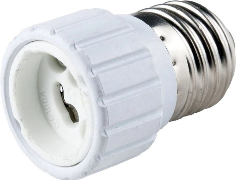 Schiefer - Adapter E27 naar GZ10 - Lampaccessoire - Zwart - Kunststof