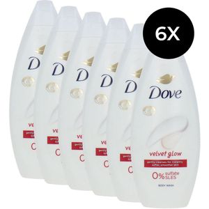 Dove Velvet Glow Body Wash - 6 x 225 ml