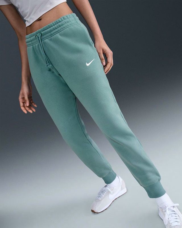 Nike - Jogger Phoenix - Groen - Dames - Sportbroek