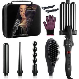 Equivera Multistyler - Airstyler - Krultang 5 in 1 - Fohnborstel - Stijltang