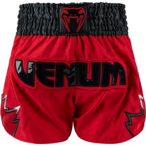 Venum Inferno Muay Thai Shorts Rood Antraciet Grijs Zwart - XS
