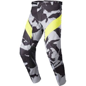 Alpinestars 2023 Racer Tactical volwassen cross broek Camo / Fluor Geel MAAT-40