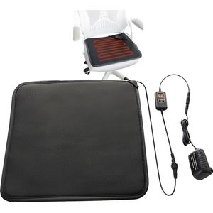 DailySupplies® Autostoel Verwarming - Warmtekussen - Autostoelhoes Universeel - Zwart