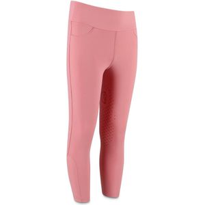 Kentucky Horsewear - Rijbroek Miami – Meisjes – Rijlegging met Knee Grip – Oud Roze – Maat 120 – Ademend & Elastisch