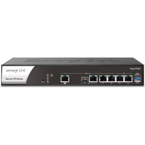 Draytek Vigor 2962 - Router - 2.5 Gigabit Ethernet - Zwart